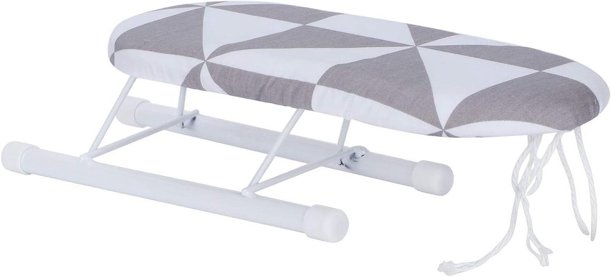 Mini Strijkplank - Opvouwbare Strijktafel - Stomen en Strijken - Afneembare Hoes - 28x12x5 cm - Geruit