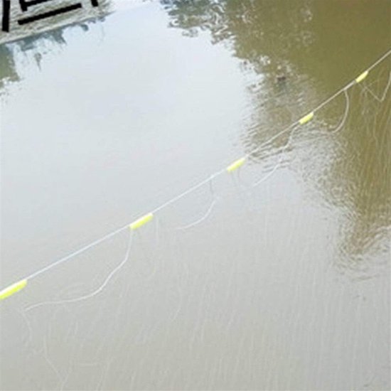 Visnet - Kieuwnet Gootsteen - Vissen Vangen - Verstevigd Nylon - 20 meter - Wit — afbeelding 3