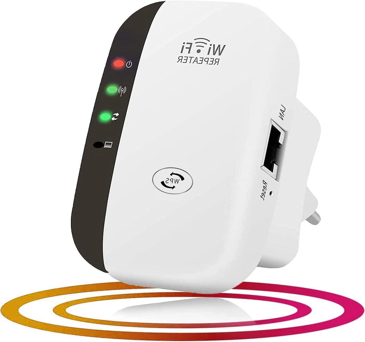 Wifi Repeater - Wifi Versterker - Netwerk Uitbreiden - 300 Mbps Snelheid - 20 Meter Bereik - Wit