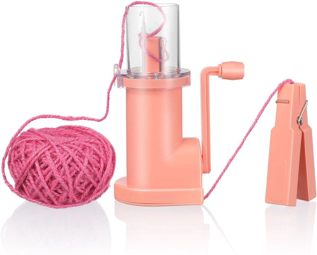 Breimachine - Knitting Machine - Mini Weefmachine Handwerk Tool - Voor beginners & gevorderden - Voor Mode en Kledingontwerpen - Roze - 2 stuk
