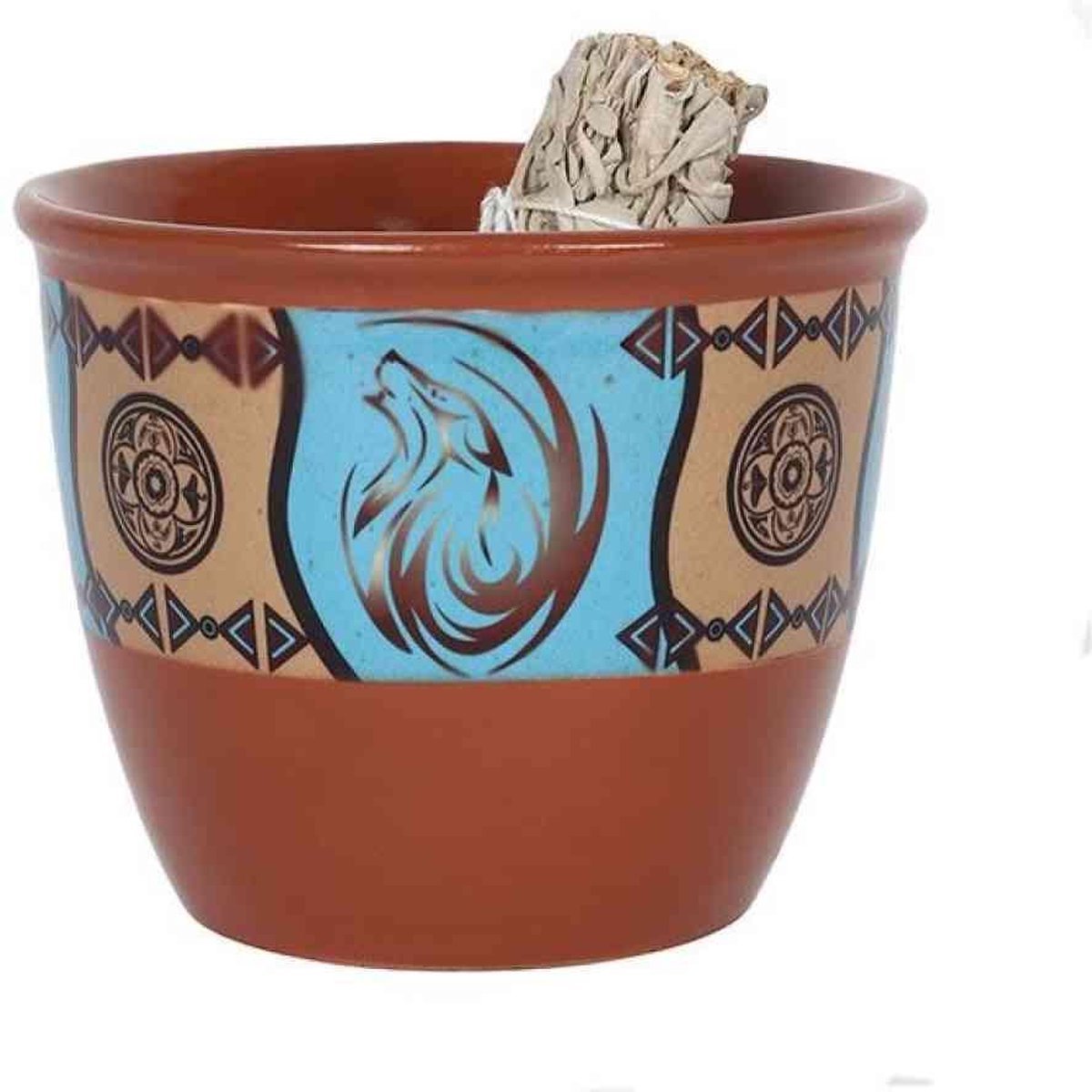 Smudge Schaal Keramiek Dromenvanger - Palo Santo houder - Salie Brander - 11x10x6 - Smudge