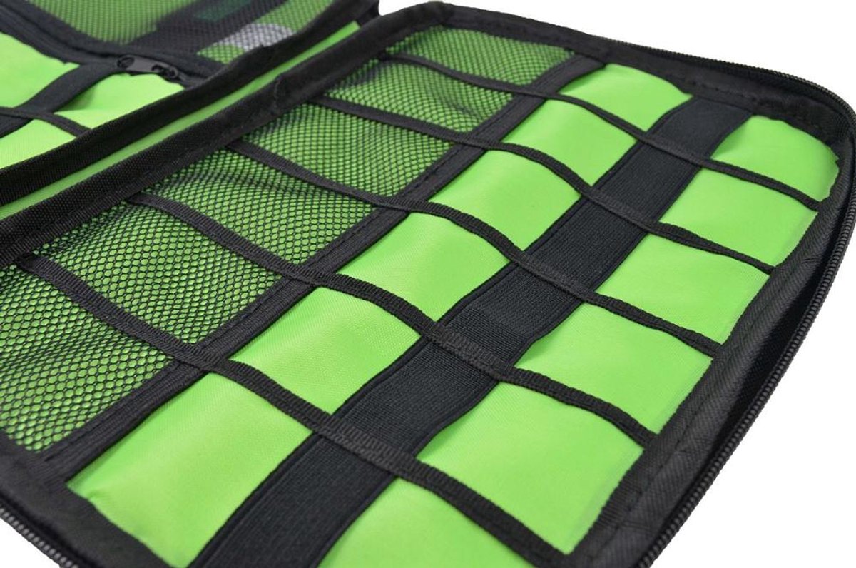 Travel Kabel Organizer Tas - Opbergtas voor Kabels en Accessoires - Zwart van Merkloos / Sans marque — cadeau in Mode & Accessoires - foto 4