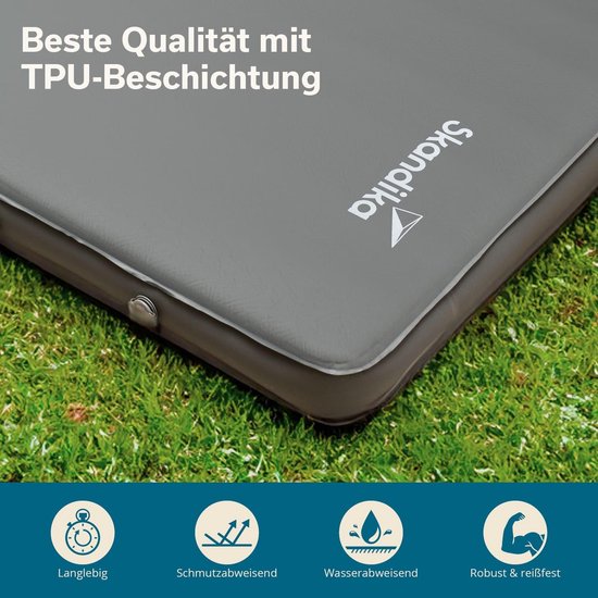 Isomat - Luchtbed - Kamperen - Zelfopblazend - 10 cm dik - Grijs — afbeelding 2