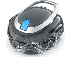 Zwembadrobot – Draadloze Stofzuiger – Zwembad Reinigen – Dubbele Filtratie – Tot 80 m² – Grijs Zwembadrobot – Draadloze Stofzuiger – Zwembad Reinigen – Dubbele Filtratie – Tot 80 m² – Grijs