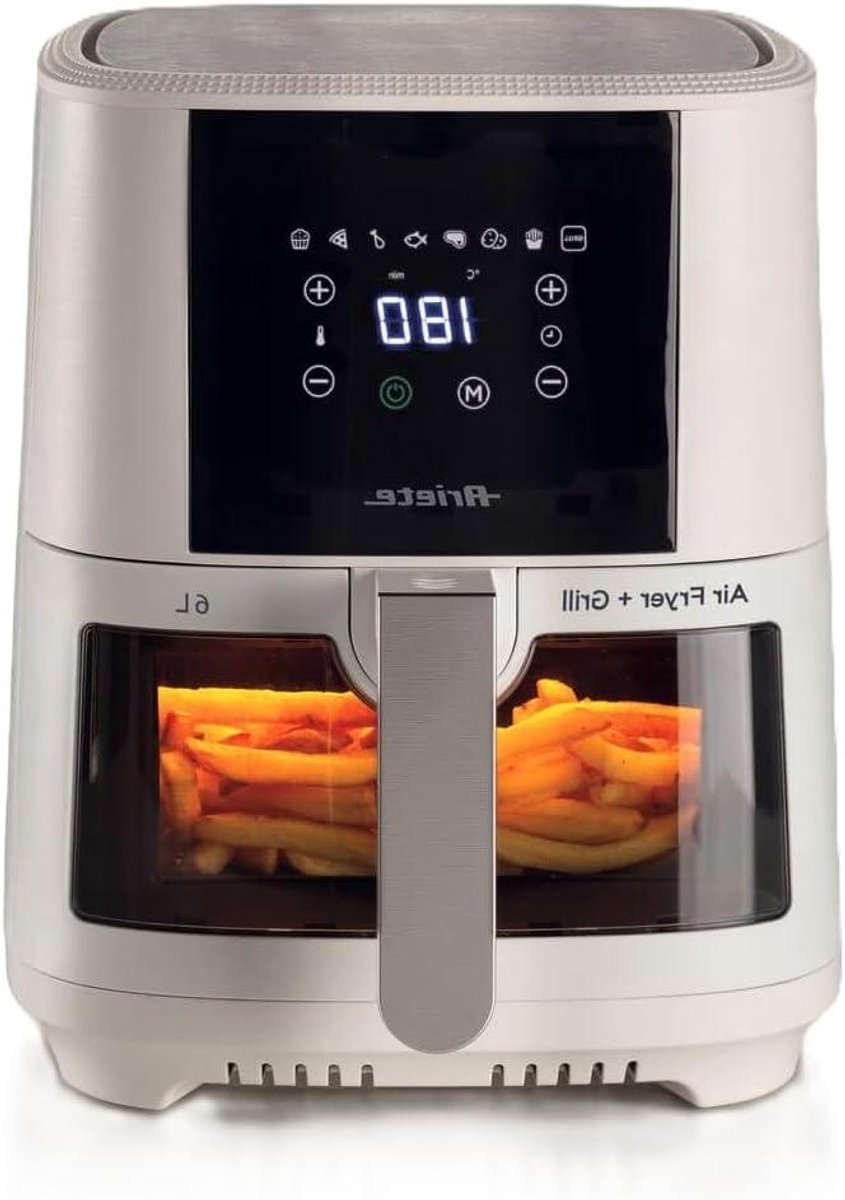 Heteluchtfriteuse - Airfryer - Gezond Frituren - Grote Capaciteit - 6 Liter - Wit