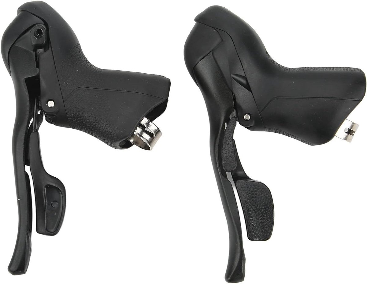 Fiets Versteller Remhendels - Remhendel Set - Fietsen Onderhoud - Complete Set Inclusief Kabels - 2 Stuks - Zwart