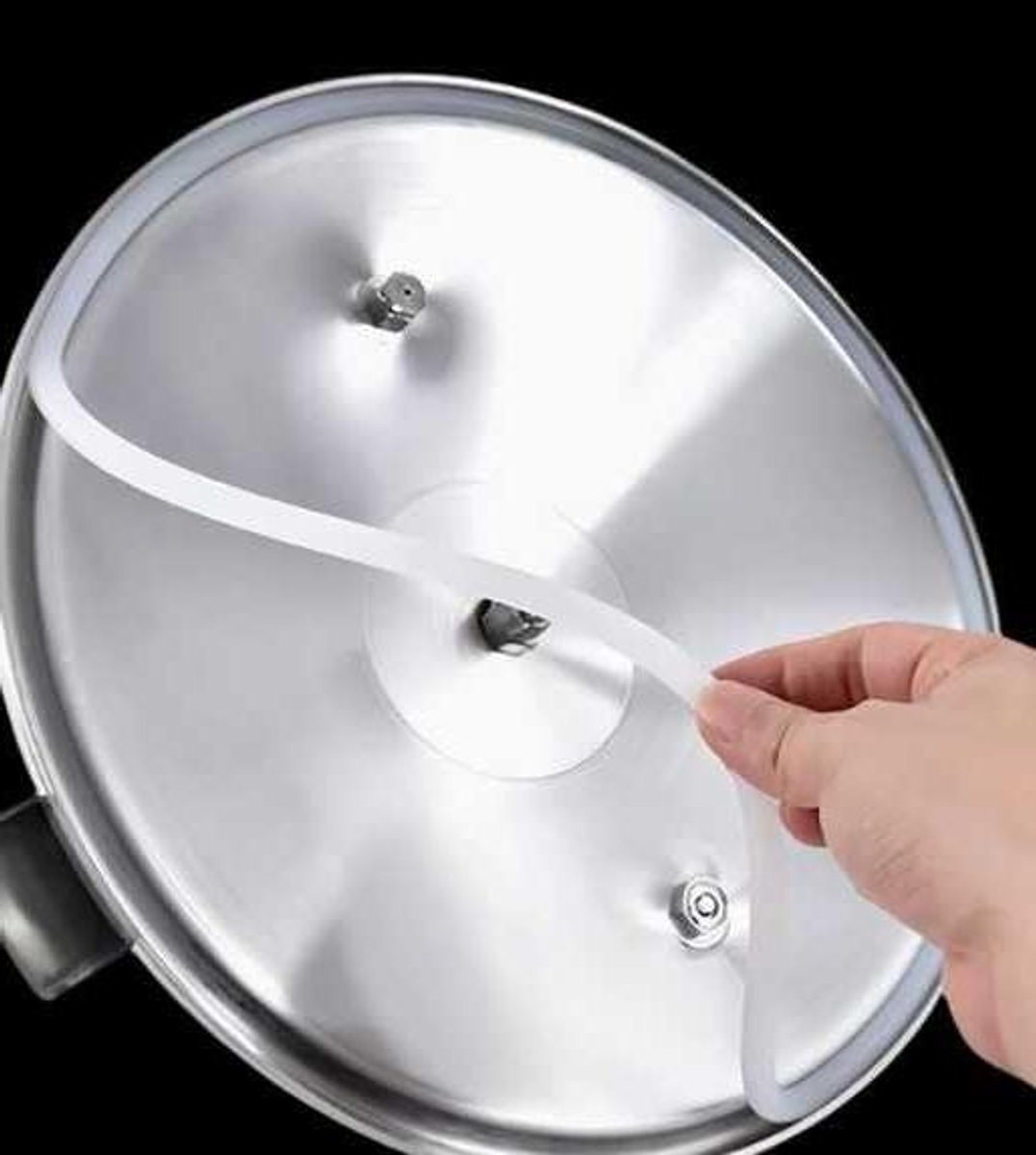 Snelkookpan Afdichtingen - Reservedingen - Veilig Koken - Hittebestendig Silicone - Diameter 26 Cm - Transparant