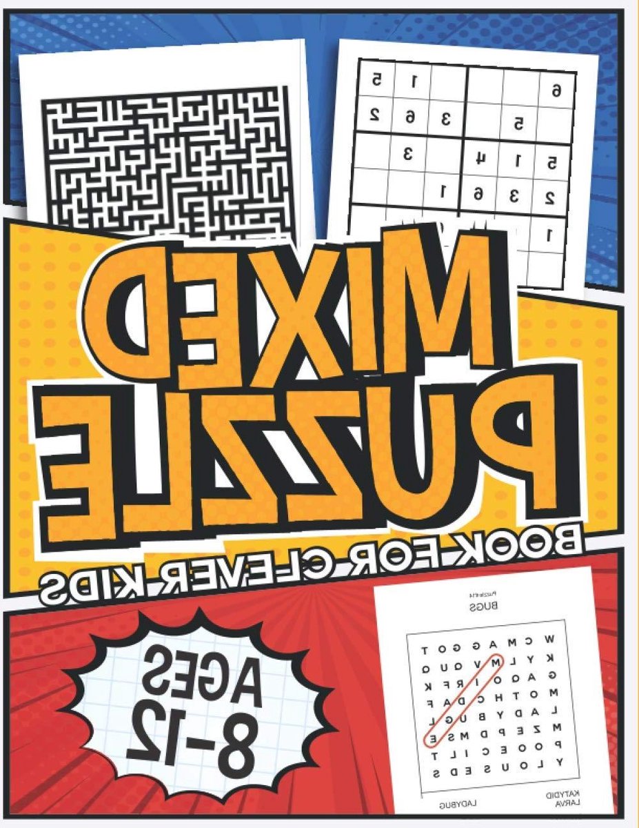 Puzzelboek Kinderen - Denkspelletjes - Uren Plezier - Veelzijdige Activiteiten - 186 Pagina's - Multicolor