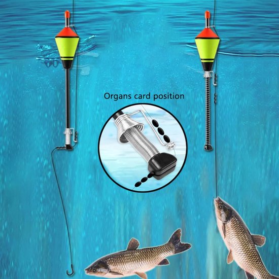 20 x 4 cm Angel Bobber visdobbers EVA Angel vlotter automatische visdobbers visdobbers vissen dobbers vissen dobbers vissen aan het meer, rivier of vijver — afbeelding 3