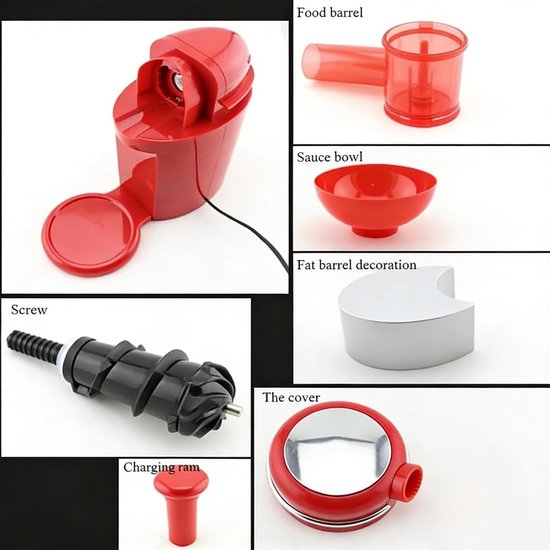 Dessertmaker - IJs machine - Zelf ijs maken - Gezonde traktaties - 500ml - Zwart — afbeelding 2