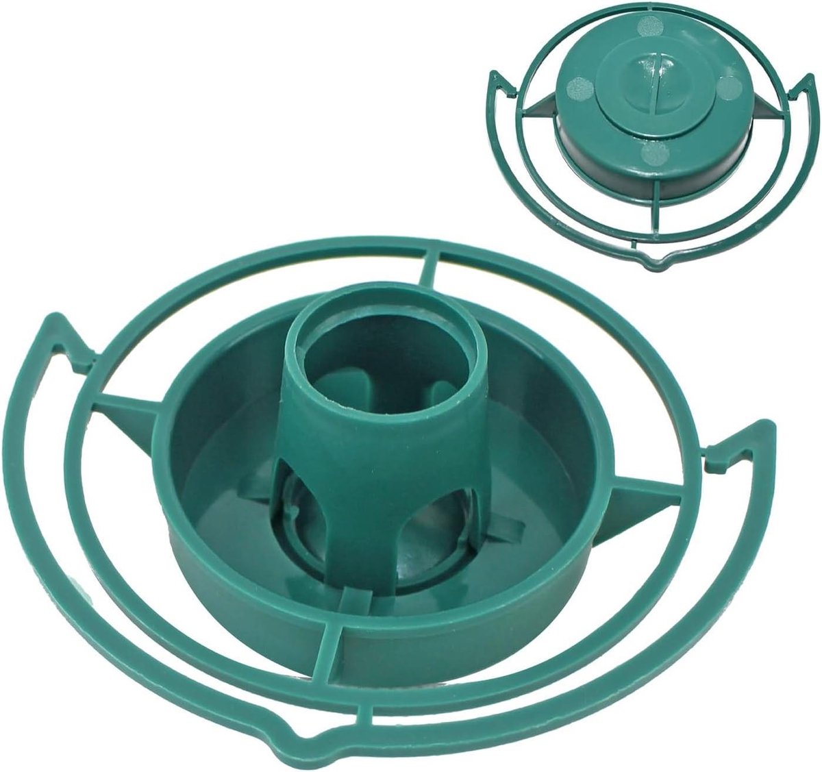 Voedersilo Buitengebruik - Vogelvoederbak Tuin - Vogels Voeren - Robuuste PP-constructie - 125x38cm - Groen