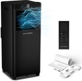 Erikssøn Mobiele Airco - 10.000 BTU - Incl. Raamafdichtingskit - Tot 30m² - 4-in-1 - Airconditioning - Ventilator - Ontvochtiger - Zwart
