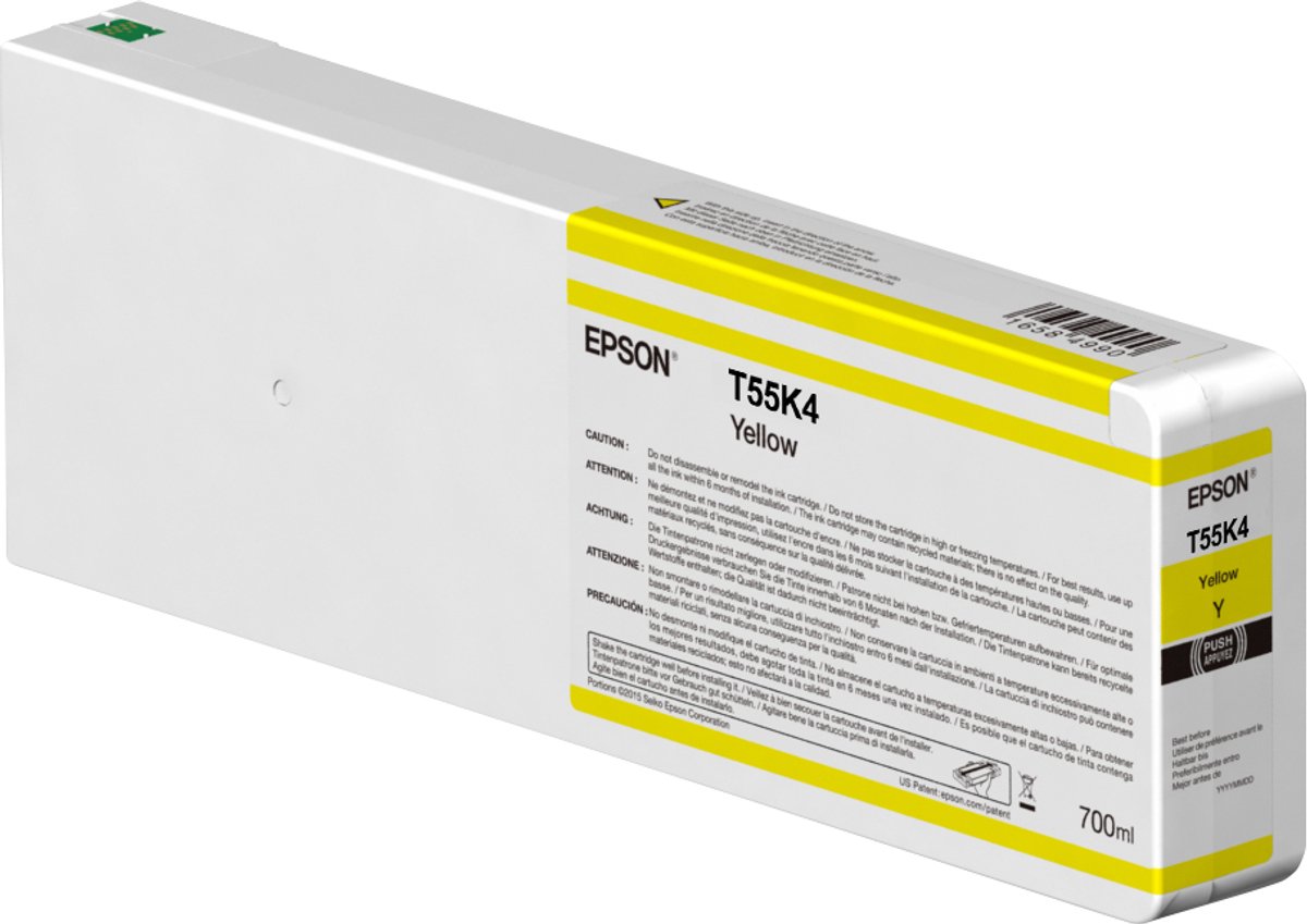 Epson T55K400 inktcartridge 1 stuk origineel geel