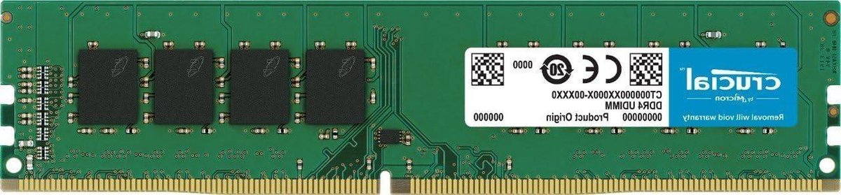 Desktop Geheugen - RAM Module - Snellere Prestaties - DDR4 Technologie - 8GB - Groen