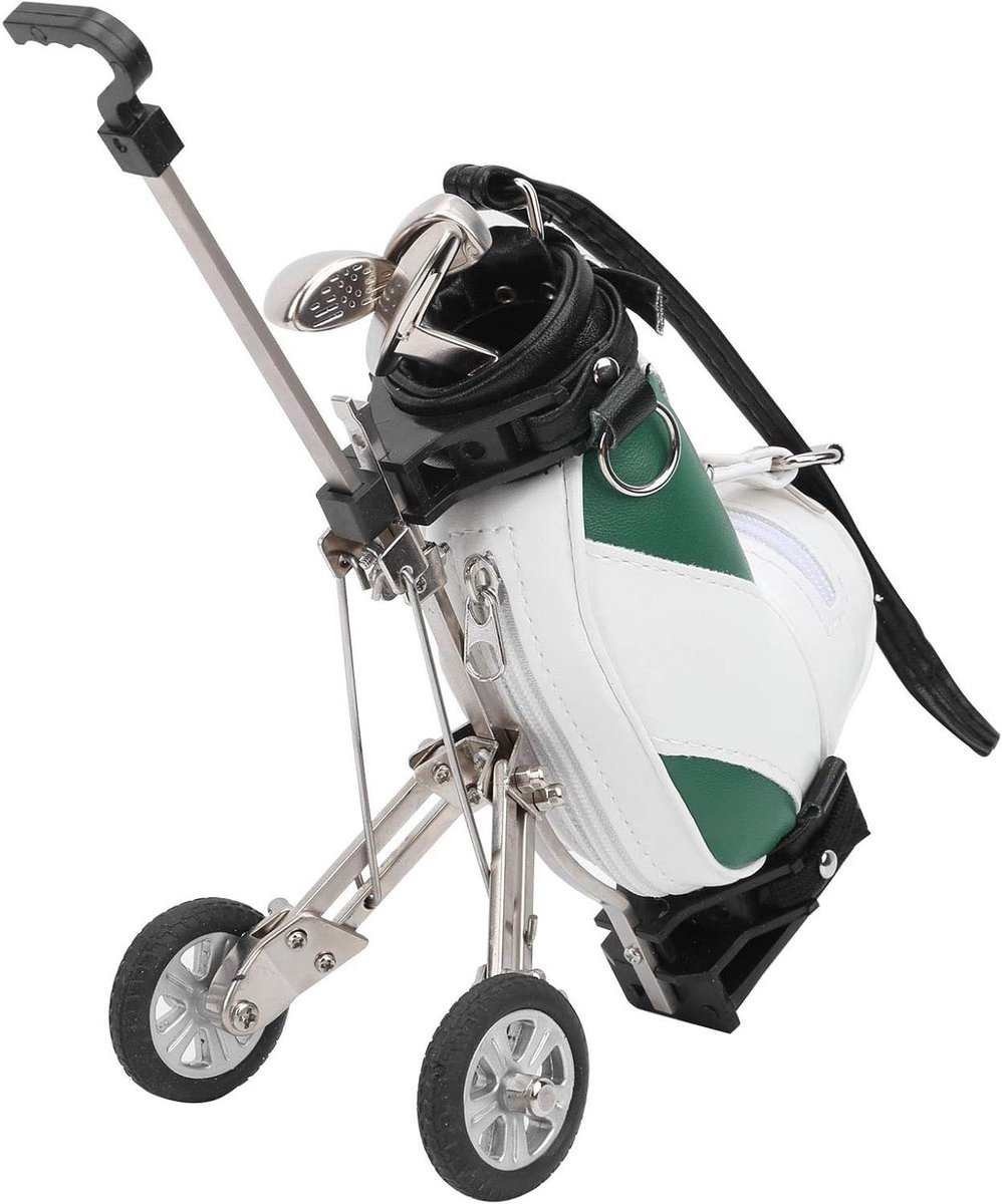 Pen Set - Golfpennen - Bureau Organisatie - Realistische Minigolftas - 3 Pennen - Groen Wit