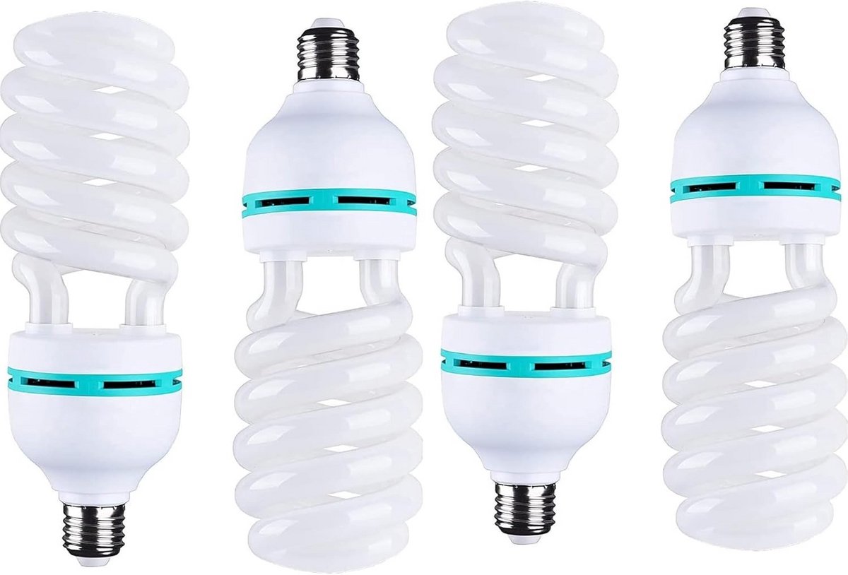 135W E27 Spiraal Daglicht Lamp 5500K voor Softbox en Productfotografie
