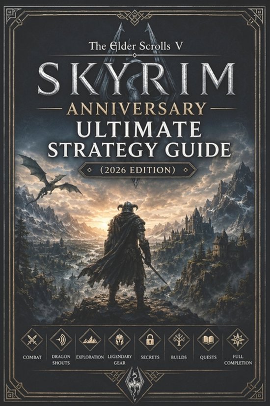 The Elder Scrolls V Skyrim Anniversary Ultimate Strategy Gui ... - cover