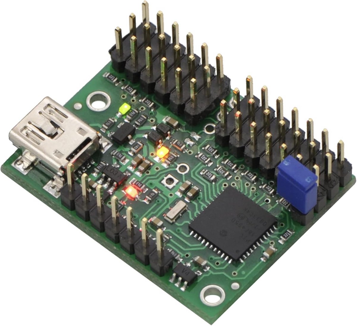 USB Servo Controller 12 Kanaals - Hoge Precisie en Scriptbare Microcontroller I/O