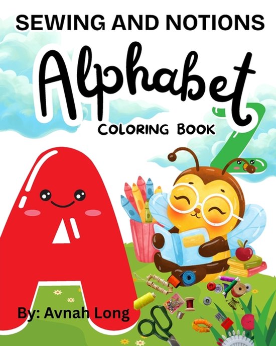 Sewing and Notions Alphabet Coloring Book - cover