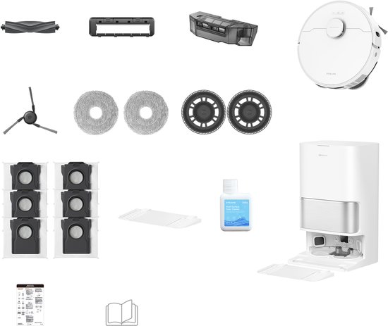 Dreame L10s Ultra Gen 3 Set – Robotstofzuiger met Dweil - 25.000 Pa Zuigkracht - Automatische Leeg- & Zelfreinigende Dweilfunctie - Custom Clean™ Technologie - Slimme zijborstels