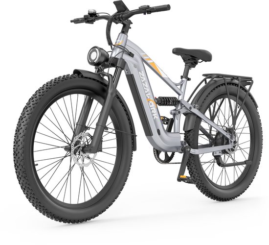 Elektrische fiets ZAZAWORK CF500 250W motor 48V 20Ah batterij 27,5×3 inch banden 25 km/h stad offroad