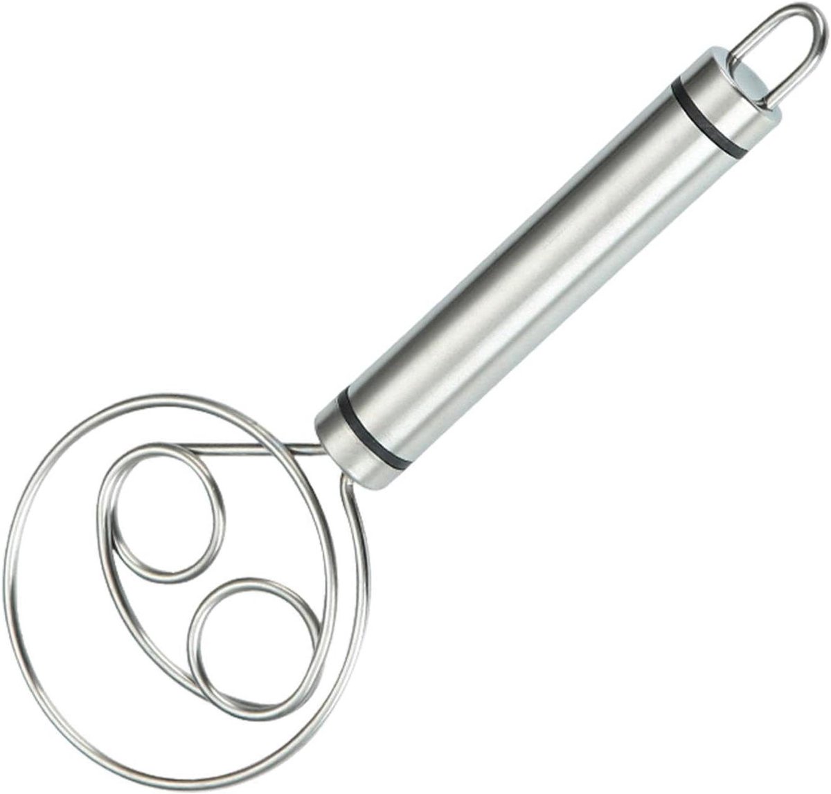 Deense deeggarde - Keukengerei mixer - Beslag mengen - Ergonomisch ontwerp - 19 cm - Zilverkleurig