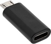 InLine® USB 2.0 adapter, Micro-USB male naar USB-C female