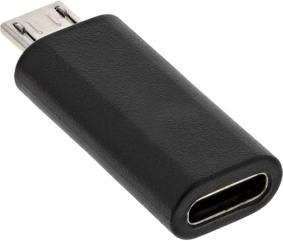 InLine® USB 2.0 adapter, Micro-USB male naar USB-C female