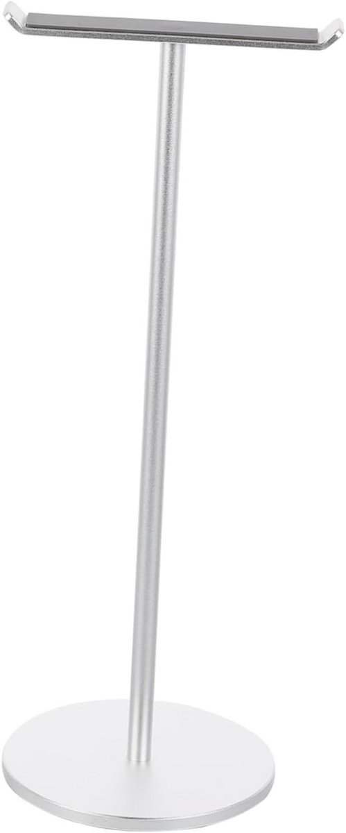 Hoofdtelefoon Stand - Headset Hanger - Bureau Organisatie - Stabiele Aluminium Basis - 147 Gram - Zilver
