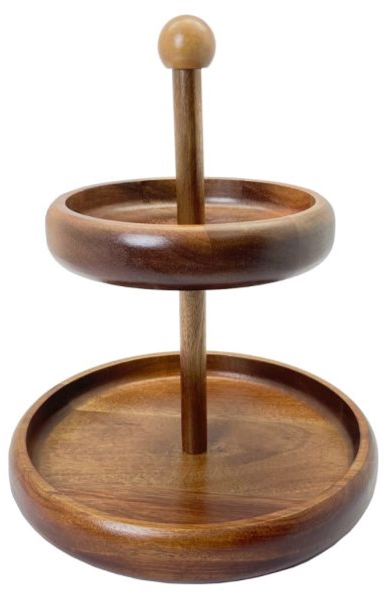 Bricard Etagère - 2-Laags - Acacia Hout - 25-30cm