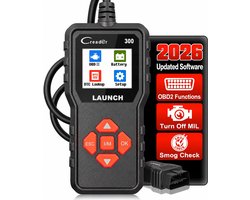 LAUNCH CR300 OBD2 codelezer met DTC database live data IM readiness freeze frame O2 en EVAP tests on board monitoring 9 talen plug and play