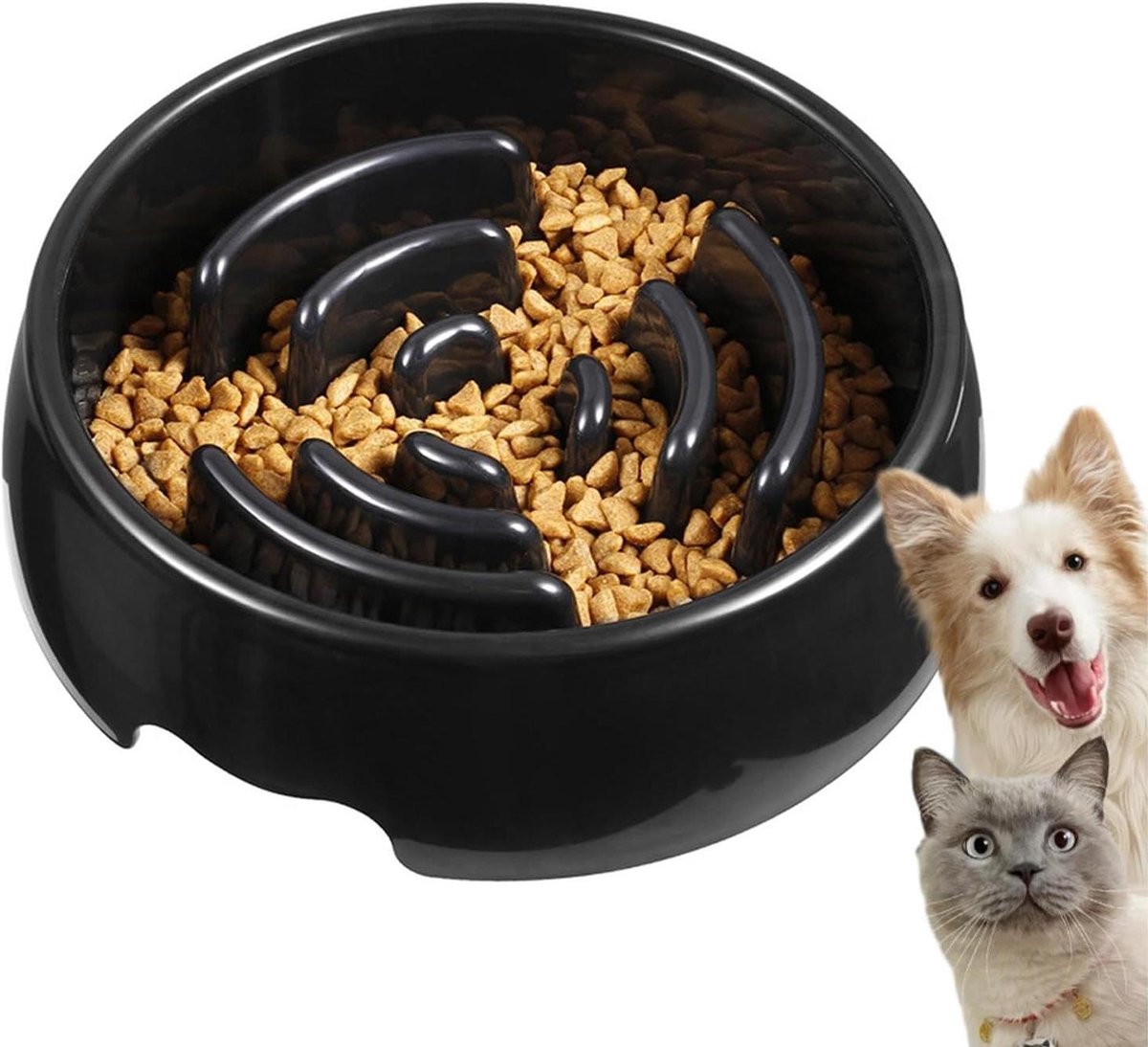 Hondenkom Slowfeeder - Interactieve voerbak - Gezond eten - Antislip bodem - 24 cm breed - Niet gespecificeerd