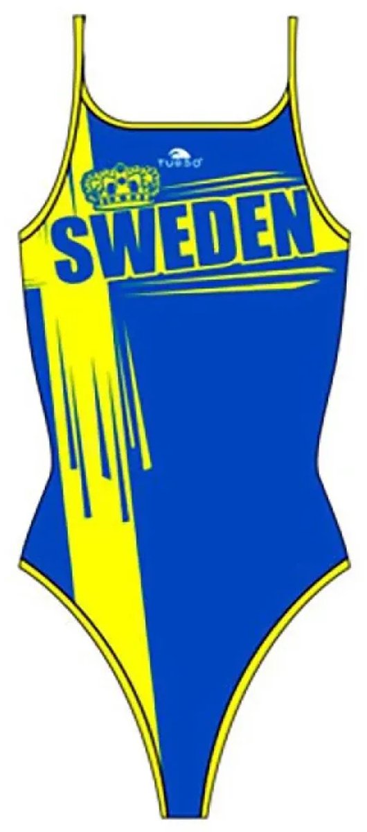 Turbo Sweden Zwemkleding Geel,Blauw L Vrouw Royal / Yellow