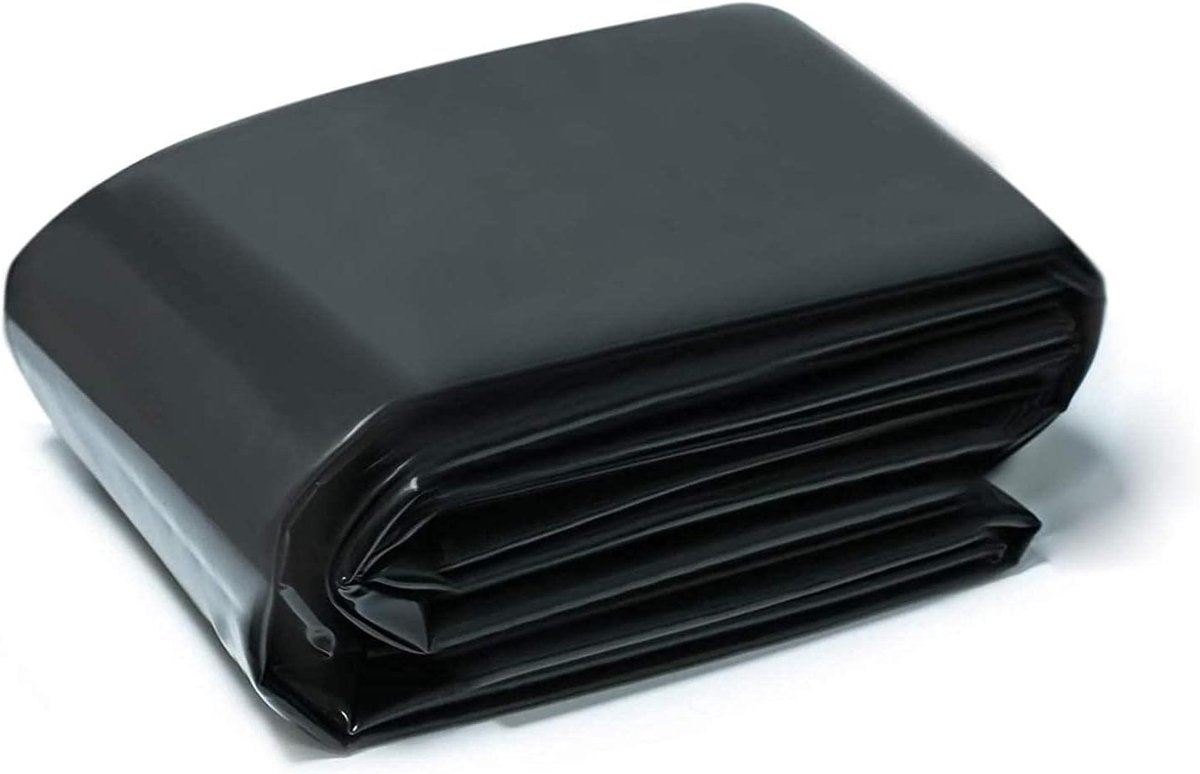 Vijverfolie EPDM - Waterdichte Liner - Vijveraanleg Tuin - Scheurvast HDPE - 20.8 x 23.8 c