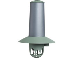 Voederhuisje Mezen - Vogelhuisje Suet - Vogels Voeren - Dak Beschermt - 4 Bollen - Natuurlijk