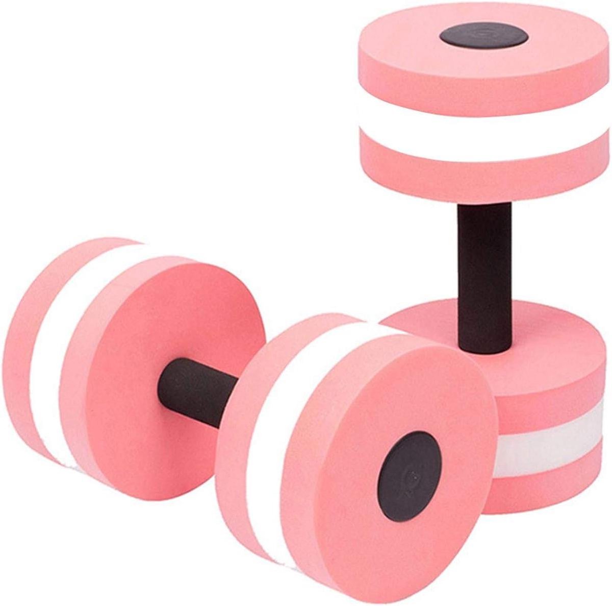Water Dumbbells - Water Barbell Set - Aquatische Oefening - EVA Schuim - 270mm - Roze