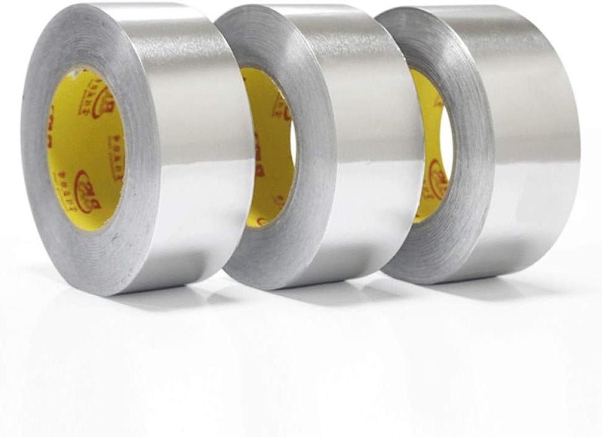 Butylband Aluminium - Folie plakband - Lekkages dichten - Hoge temperatuur bestendig - 20 meter - Zilver