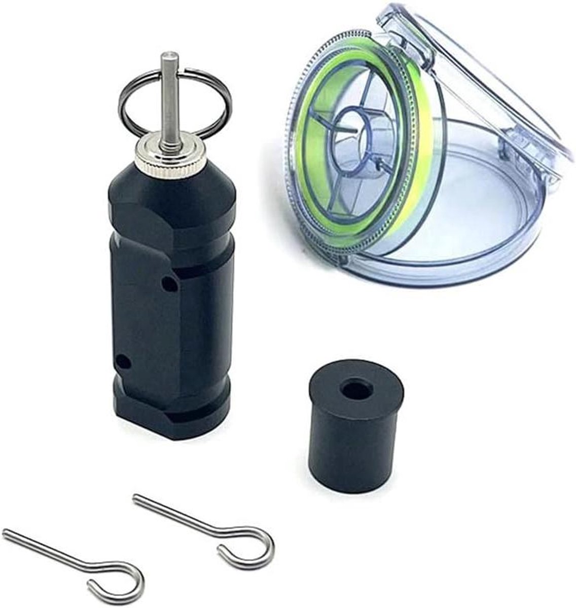 Omtrek Alarm - Trip Lijn - Camping Beveiliging - 360 Graden Dekking - 1 Set - Zwart