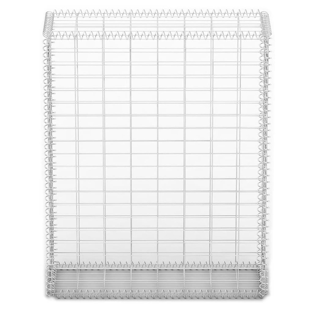Schanskorf - 100 x 80 x 30 cm - Steenkorf met Deksel - Verzinkt Staal - Mazen 10x5 cm - Tu