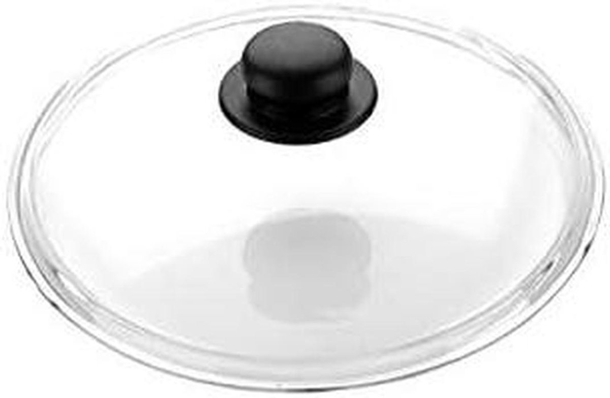 Glazen Deksel - Pan Deksel - Koken - Gehard Glas - 28 cm - Transparant