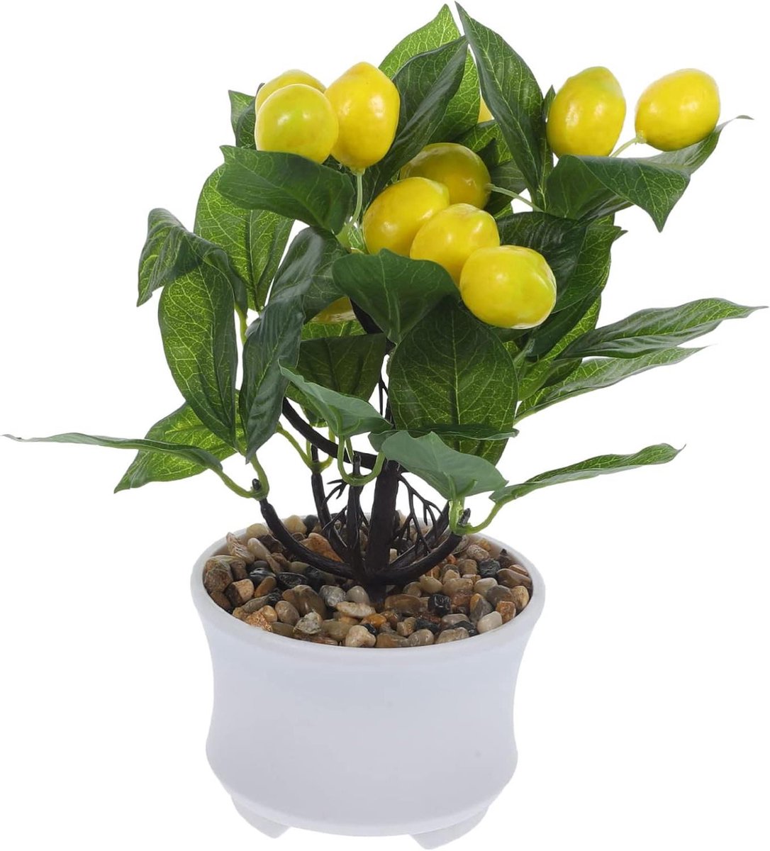 Kunstcitroenboom Bonsai - Decoratie Plant - Huis Decoratie - Realistisch Uiterlijk - 25 cm