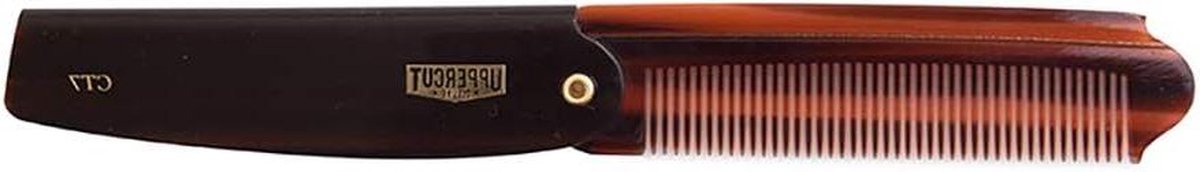 Opvouwbare Kam - Zakformaat Kam - Haar Stylen - Duurzaam Cellulose Acetaat - 24 cm - Schildpad