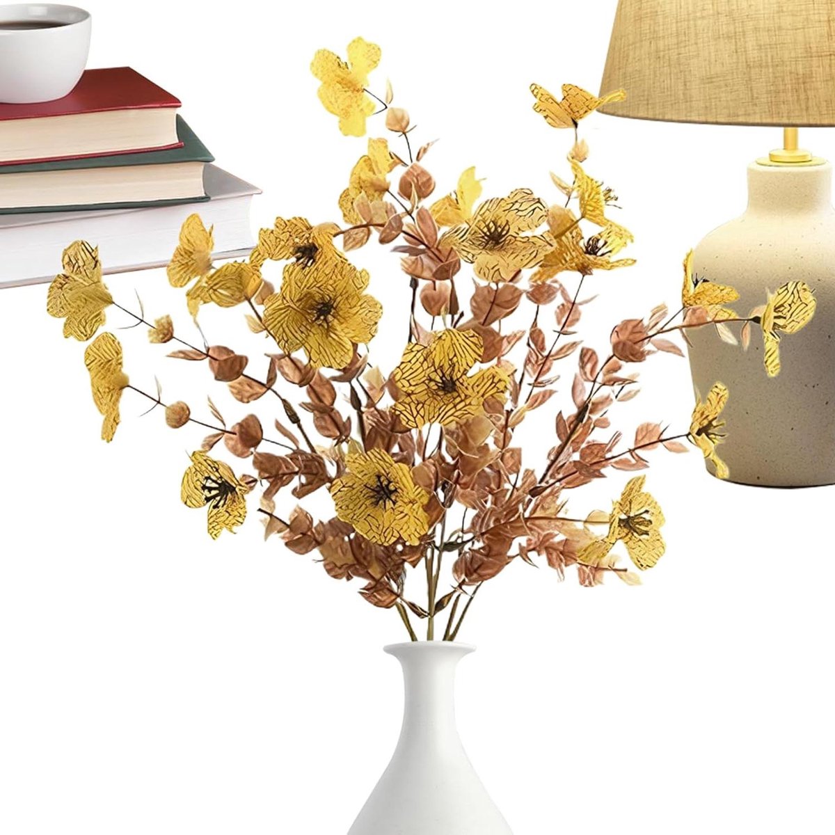 Droogbloemen Decoratie - Kunstbloemen Versiering - Buitenruimte Verfraaien - Onderhoudsarm