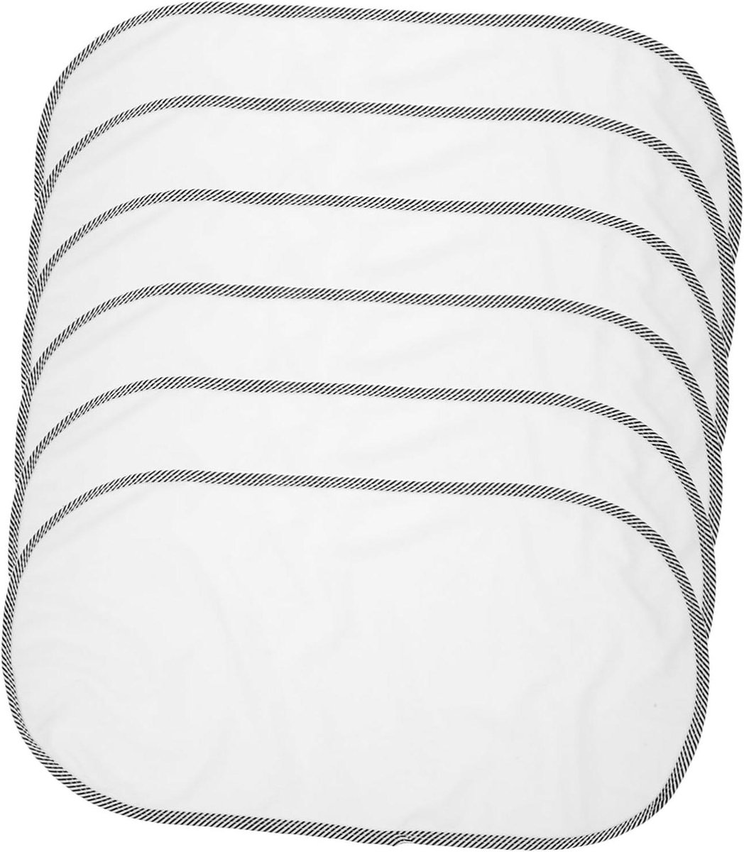 Baby Verschoonkussen - Luierkussen - Onderweg Luiers - Waterdicht en Wasbaar - 60x31 cm - Wit