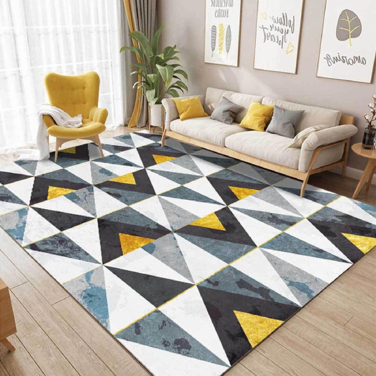 Vloerkleed - Zacht kleed - Woonkamer decoratie - Geschikt voor vloerverwarming - 200 x 300