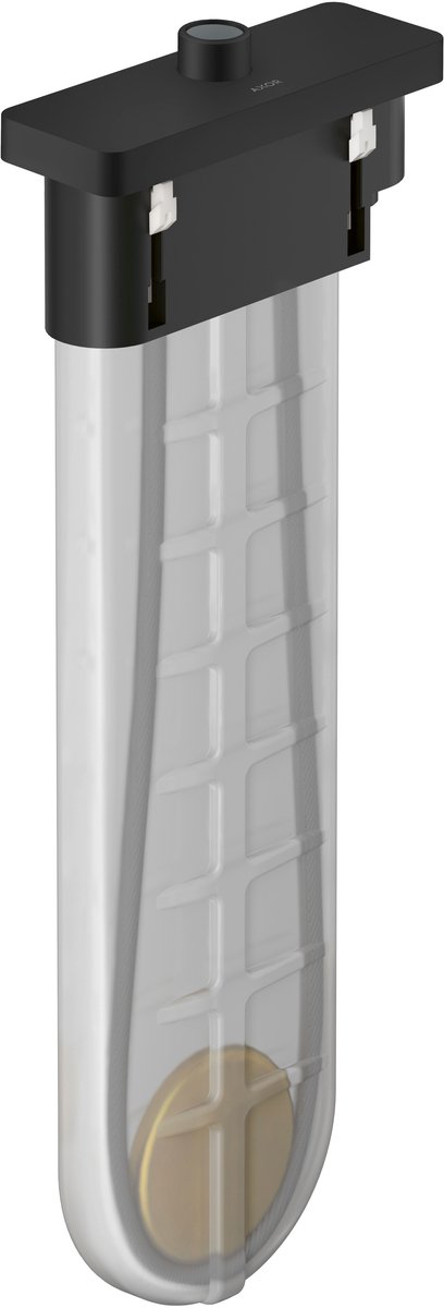 Axor sBox - Bovenste set voor bad met handdouche, sBox, mat zwart 28017670