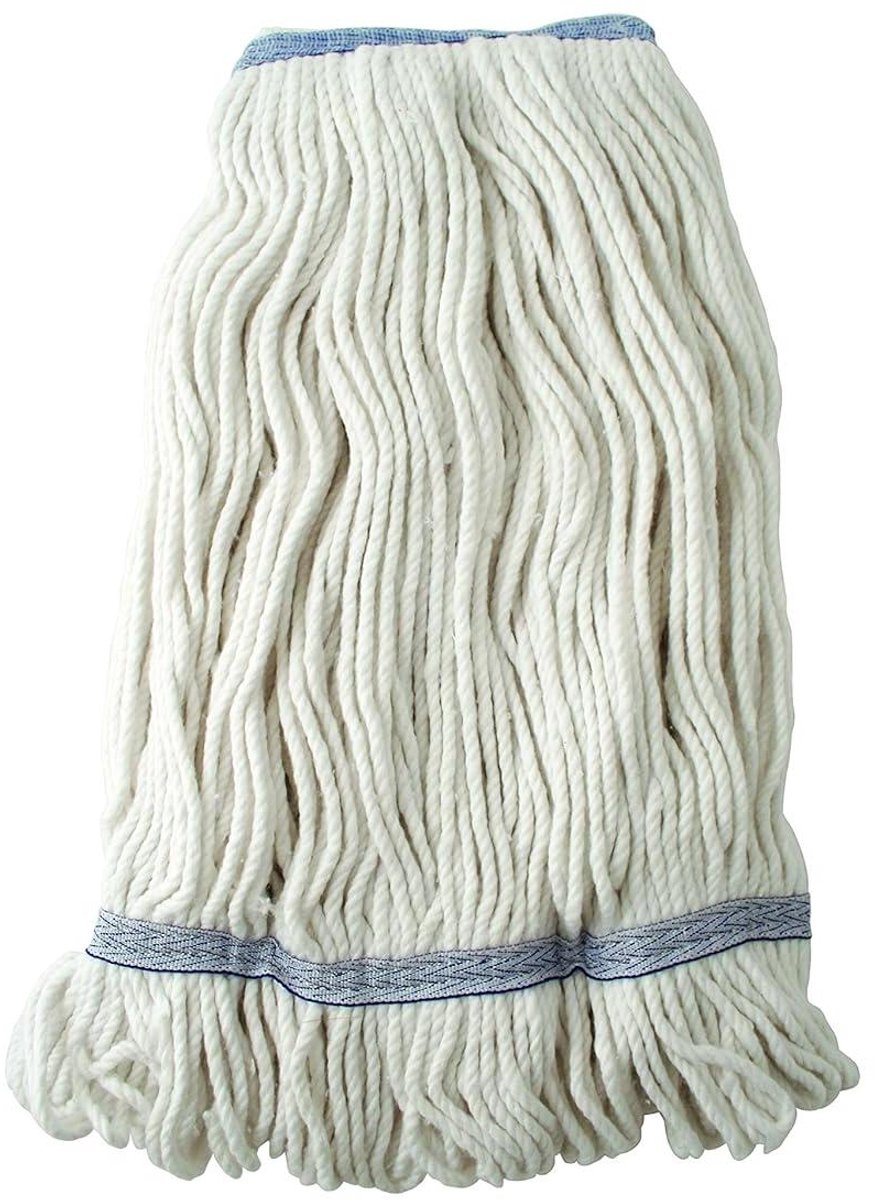 Mopkop - Vloerreiniger - Grondig Schoonmaken - Met Stay Flat Band - 41 cm - Blauw
