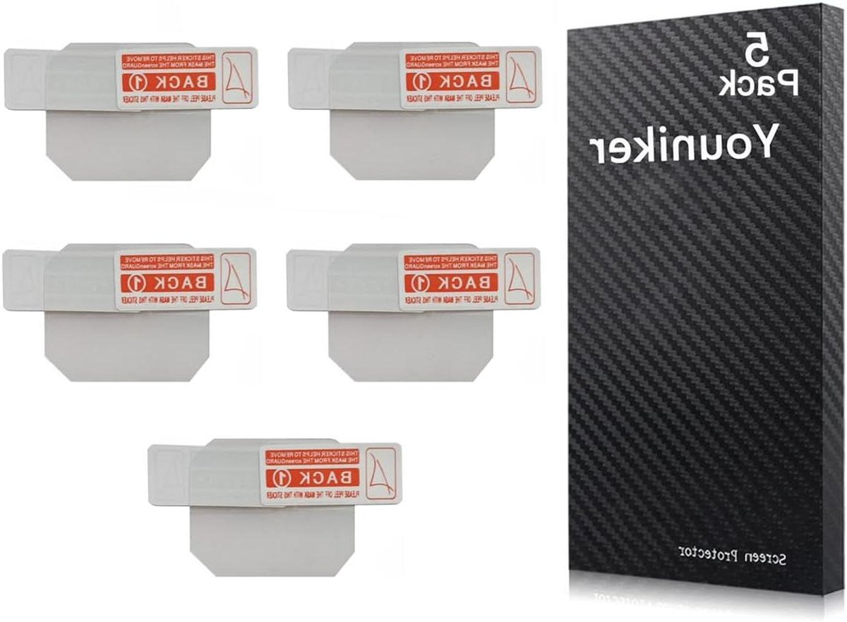 Screen Protectors - Folies Beschermers - Horloge Beschermen - Krasbestendig - 5 stuks - Helder