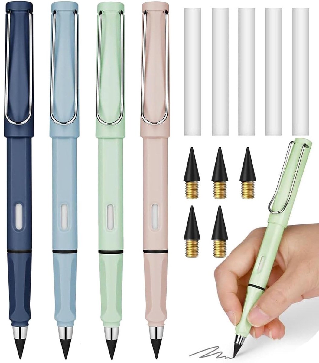 aladdien - Inkless Pencils - Altijd Schrijven - Multicolor - Duurzaam en Milieuvriendelijk - Perfect voor Kinderen en Volwassenen - Ideaal voor Crea...