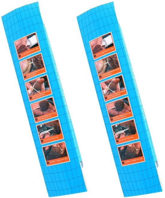 Dailygoody - PVA-net - Vissen - Snel oplosbaar - 5 meter lang - Nestapparaat - Speciaal aas - Geschikt voor vissers - Breedte 44 mm — afbeelding 3
